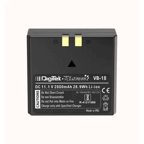 Digitek Platinum Battery VB18 For Godox Flash V860 II