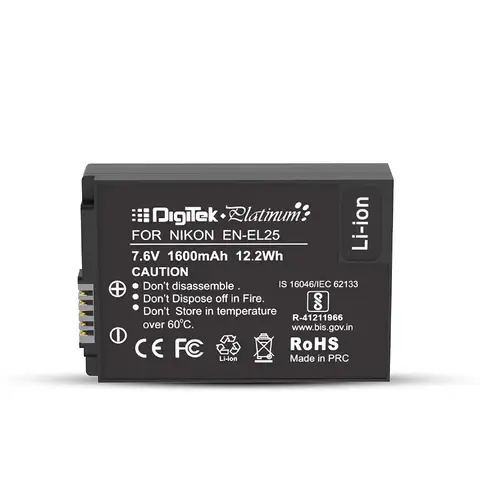 Digitek Platinum Battery EN EL25 For Nikon DSLR