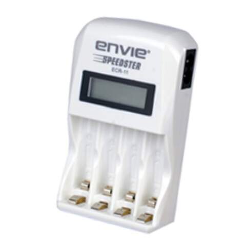 Envie ECR-11 Speedster Rechargeable Batteries Charger for AA & AAA