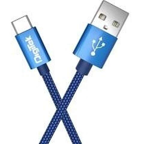 Digitek 3A Nylon Braided USB To TYPE C Data Cable