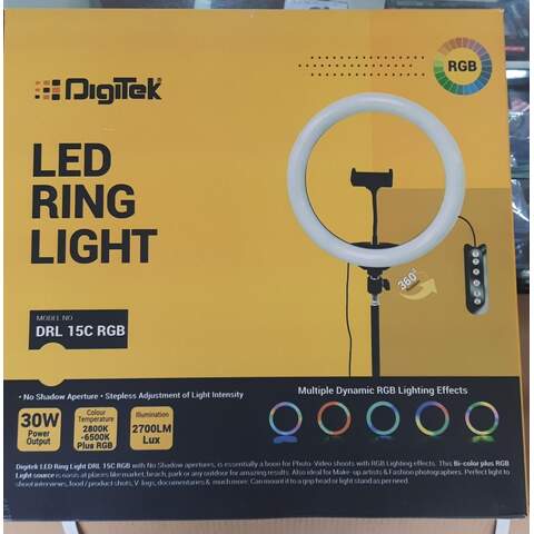 Digitek Ring Light 15 Inches DRL15C RGB