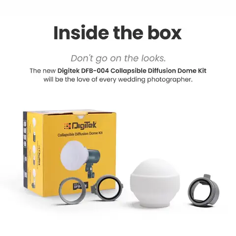 Digitek Professional Collapsible Diffusion Dome Kit DFB 004