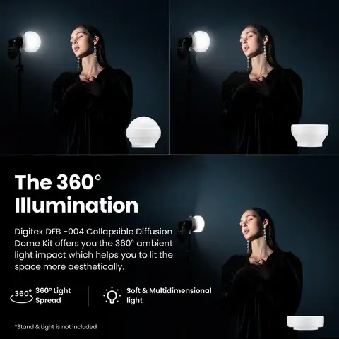 Digitek Professional Collapsible Diffusion Dome Kit DFB 004