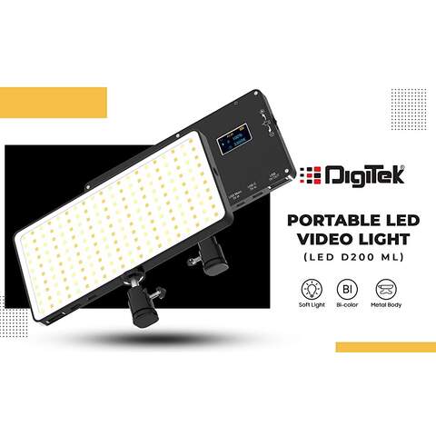 Digitek Portable Video Light LED - D200 ML