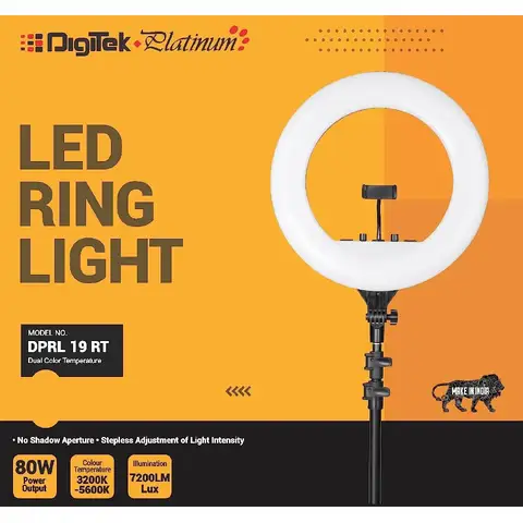 Digitek Platinum DPRL-19RT Professional LED Ring Light