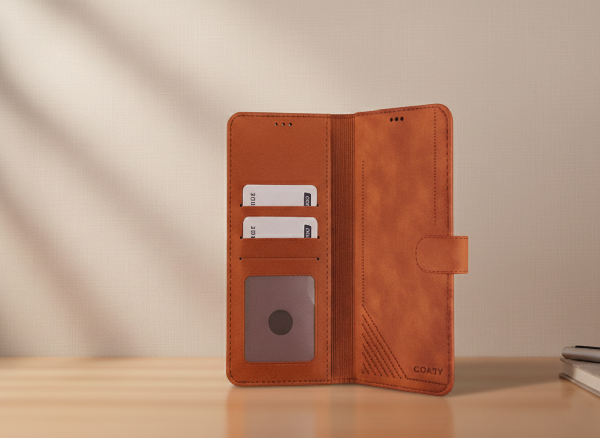 Coazy Velvet Magnet Rich Wallet Flip Cover for  - Vivo Y19