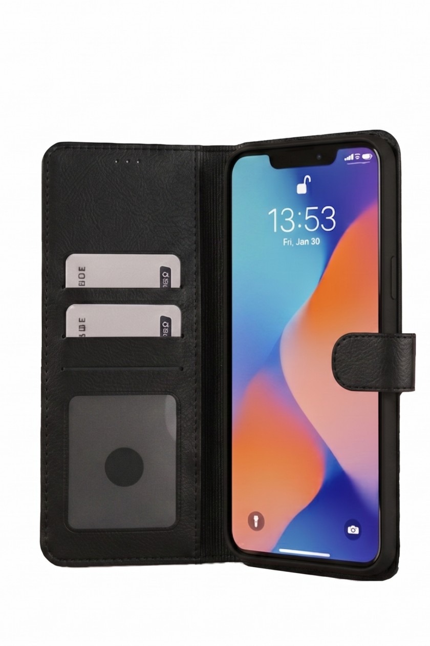 Premium Flip Wallet Case Cover with Card Holders, Cash Pocket & Magnetic Closure | Shockproof Protective Folio Cover Guard - Vivo V29